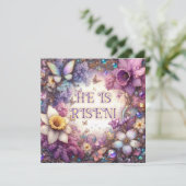 紫のフローラ彼は復活蝶の復活祭 シーズンカード (スタンド正面)