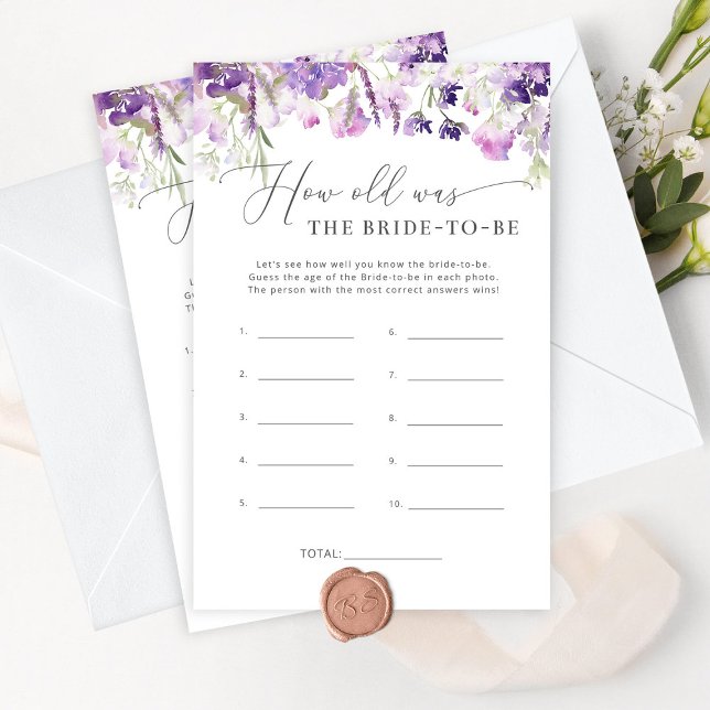 紫のフローラ花嫁は何歳になる予定だった (クリエイターアップロード済み)