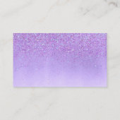 紫のフローラ蝶の赤ちゃんシャワーブックリクエスト エンクロージャーカード (裏面)