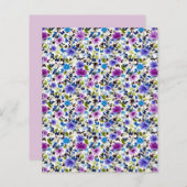 紫のフローラ (正面/裏面)