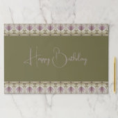 紫のフローラ（ベージュ付） ペーパーパッド (インサイチュ)