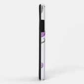 紫のフローラiPhoneケース Case-Mate iPhoneケース (裏面/右)