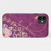 紫のフローラiPhone iPad iPod Razrケース Case-Mate iPhoneケース (裏面(横))