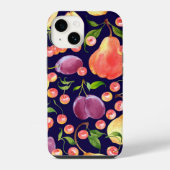 紫のブドウ フルーツ | iPhone 14 Case-Mate iPhoneケース (裏面)