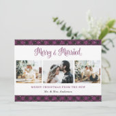 紫のプライドとメリークリスマス結婚したカード シーズンカード (スタンド正面)