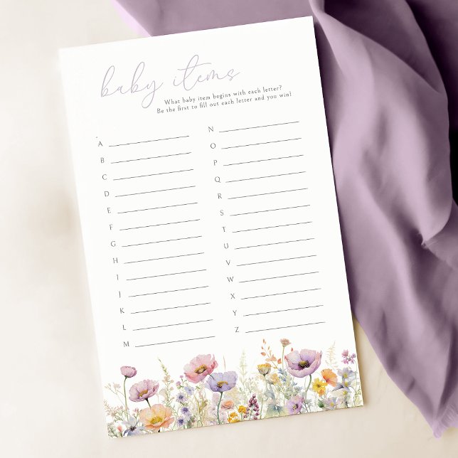 紫のベビーで開花ワイルドフラワーベビーアイテムゲーム (クリエイターアップロード済み)