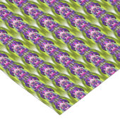 紫のベリー抽象芸術自然アートパターン ショートテーブルランナー (コーナー)