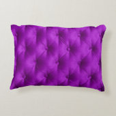 紫のベルベットの上着の生地 アクセントクッション (裏面)