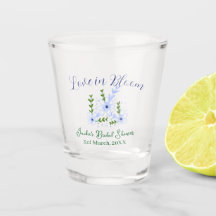 紫のボーホー愛が花開く ブライダルシャワーの名前 レトロ