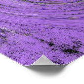 紫のポスターに紫 ポスター (角)