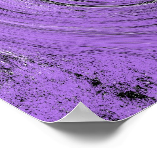 紫のポスターに紫 ポスター (角)