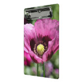 紫のポピーのクリップボード ミニクリップボード (アングル2)