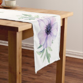 紫のポピー ショートテーブルランナー (インサイチュ)