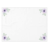 紫のポピー テーブルクロス (正面(横))