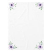 紫のポピー テーブルクロス (正面)