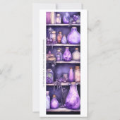 紫のポーションのブックマークカードを作成 (正面)