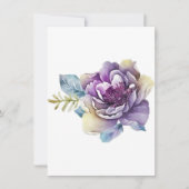 紫のマグノリアあなたの机から個人的な ノートカード (正面)