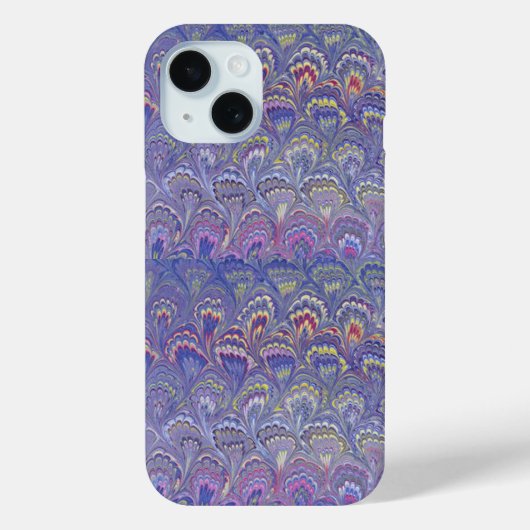 紫のマーリング Case-Mate iPhoneケース (裏面)