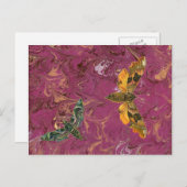 紫のマーリーモスポストカード ポストカード (正面/裏面)