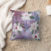 紫のメイブブルゴーニュ白と赤 クッション (ブランケット)