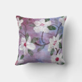 紫のメイブブルゴーニュ白と赤 クッション (裏面)