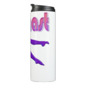 紫のメタリックをタンブルする体操力 タンブラー (回転右)