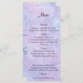 紫のメニューに青い結婚妖精 メニュー (正面/裏面)