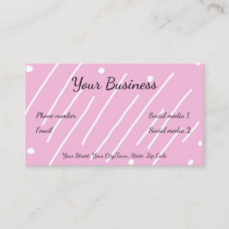 紫のモダン名刺 名刺