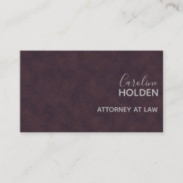 紫のモダン石皮革の質感プロフェッショナル 名刺