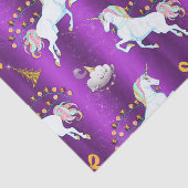 紫のユニコーンクリスマス 薄葉紙 (詳細)