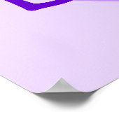 紫のリディア ポスター (角)