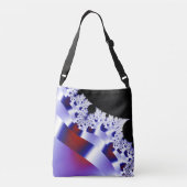 紫のリボン クロスボディバッグ (裏面)