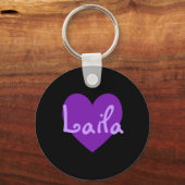 紫のレイラ キーホルダー (正面)
