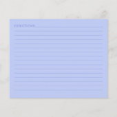 紫のレシピのキッチンパーソナライズされたから (裏面)