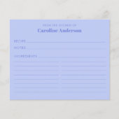 紫のレシピのキッチンパーソナライズされたから (正面)