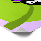 紫のレディバグ ポスター (角)