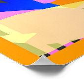 紫のレンズを持った人 ポスター (角)