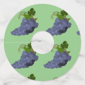 紫のワインブドウ ワイングラスタグ (裏面)