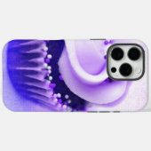 紫のヴィンテージカップケーキスプリンクル Case-Mate iPhoneケース (裏面 (横))