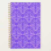 紫のヴィンテージパターン