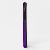 紫のヴィンテージフローラとモノグラムH Case-Mate iPhoneケース (裏面/左)