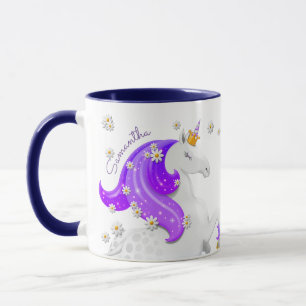 紫の一角冠とスケプター魔法 マグカップ