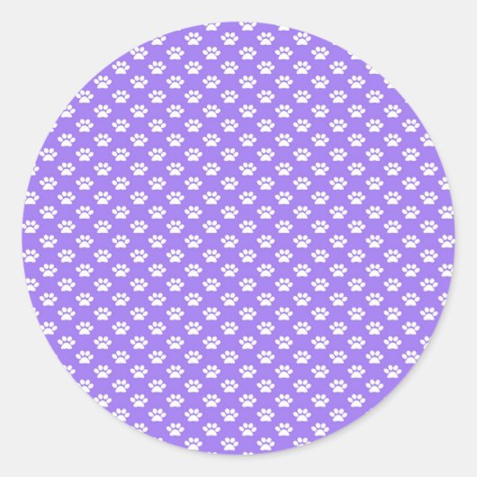 紫の上に前刷り ラウンドシール (正面)