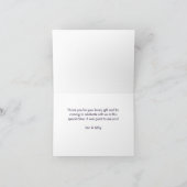 紫の上の白水玉模様 サンキューカード (内部)