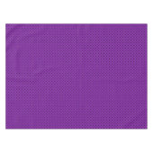 紫の上の黒い水玉模様 テーブルクロス (正面(横))