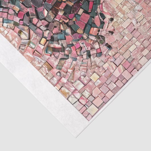 紫の世界の黒人女性のモザイク 薄葉紙 (詳細)