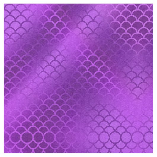 紫の人魚はかりで測姫 ファブリック (クローズアップ)