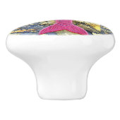 紫の人魚 セラミックノブ (側面)