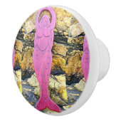 紫の人魚 セラミックノブ (右)