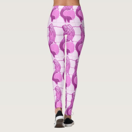 紫の人魚 レギンス (裏面)